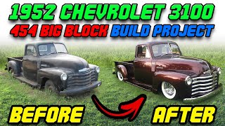 Father and Son 1952 Chevrolet 3100 454 Big Block Pickup Truck Build Project