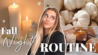 Ma fall night routine ☕️ cozy et déstressante (après les cours)