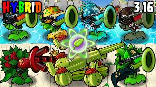 (Gameplay+Link) PvZ HYBRID 3.16 New Ultimate Gatling Pea Update | GameNHP