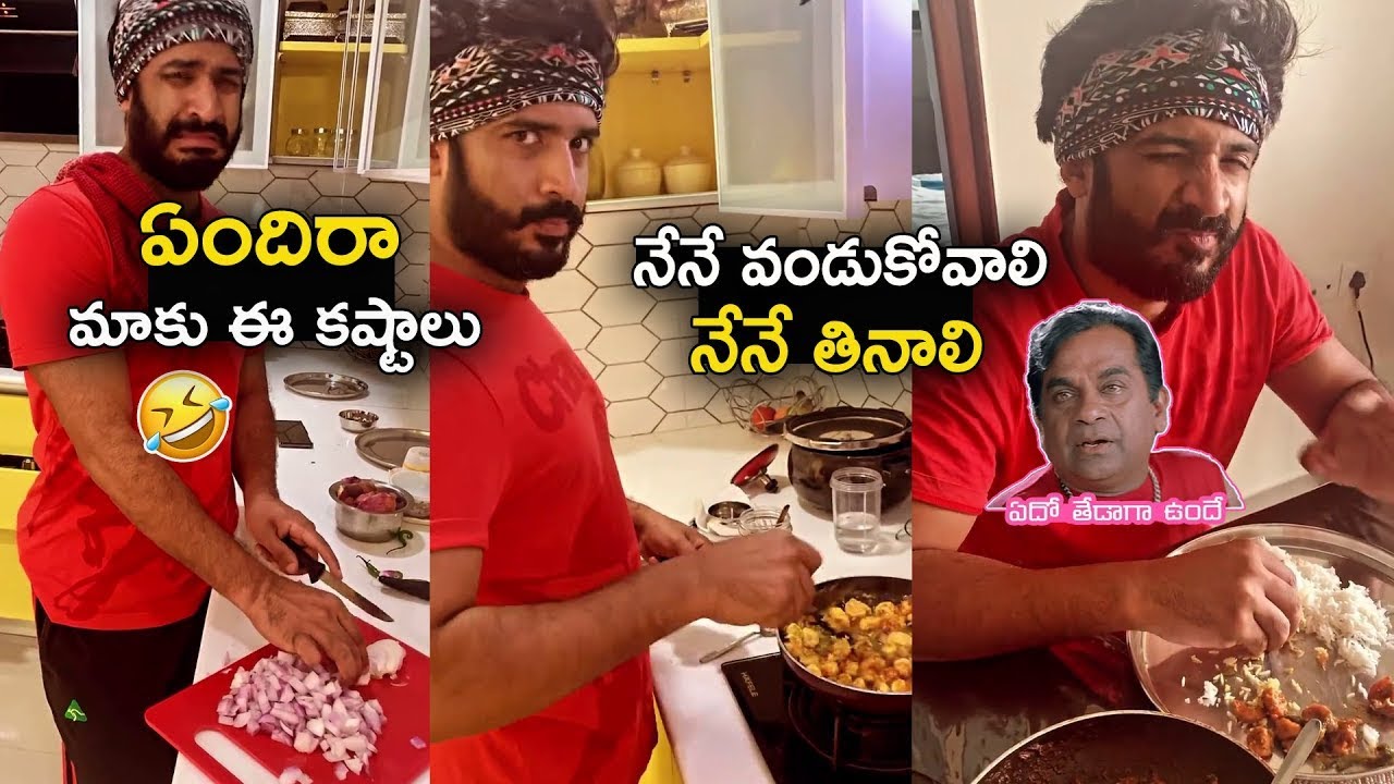 Anchor Ravi cooking Prawns Curry Cute Video | Anchor Ravi | Filmy Monk ...
