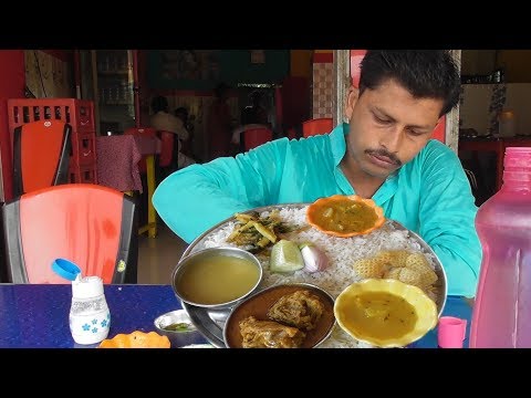 Today's Eating Lunch Outside from Home - Chicken Curry - Mango Chutney - Papad - Dal