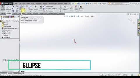 ELLIPSE,PARABOLA,CONIC IN SOLIDWORKS || SOLIDWORKS SKETCHING TUTORIALS
