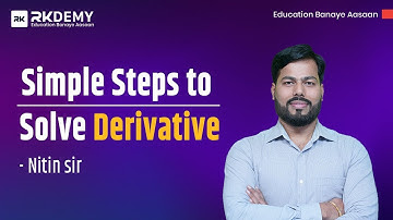 Derivatives Example | Applied Mathematics | Diploma SEM-II I Nitin Sir | RKDEMY
