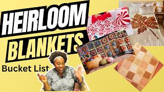 10 Gorgeous Heirloom Blankets on My Crochet Bucket List 👀✨” started some already .Links included!