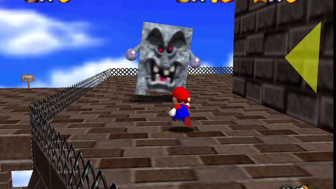 Super Mario 64, Whomp's Fortress, To the Top of the Fortress - YouTube