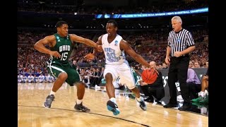 North Carolina vs. Ohio, NCAA Tournament Sweet 16, Heels Survive in OT, 3/23/12  #ncaabasketball