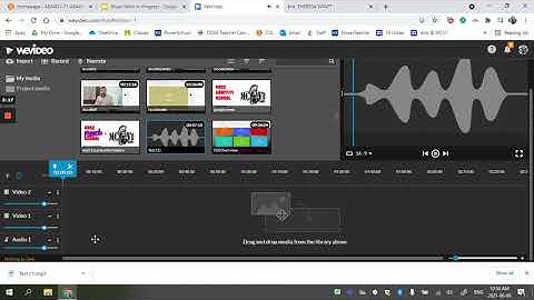 Importing Your Audio Into WeVideo