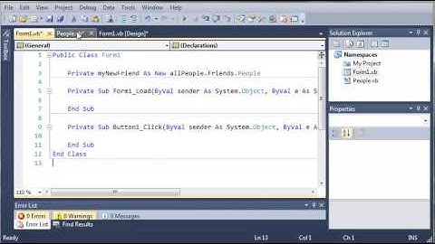 Visual Basic Tutorial   104   Nested Namespaces   YouTube