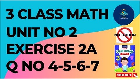 Oxford New Countdown Book 3 Third Edition Chapter 2 Exercise 2A Q 4-7 | 2024