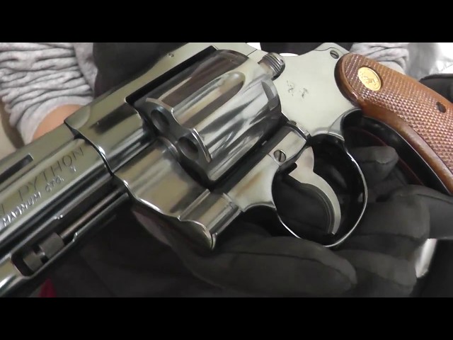 Tanaka Colt Python 3-inch Gas Gun Bluing Complete 【Nanchan's