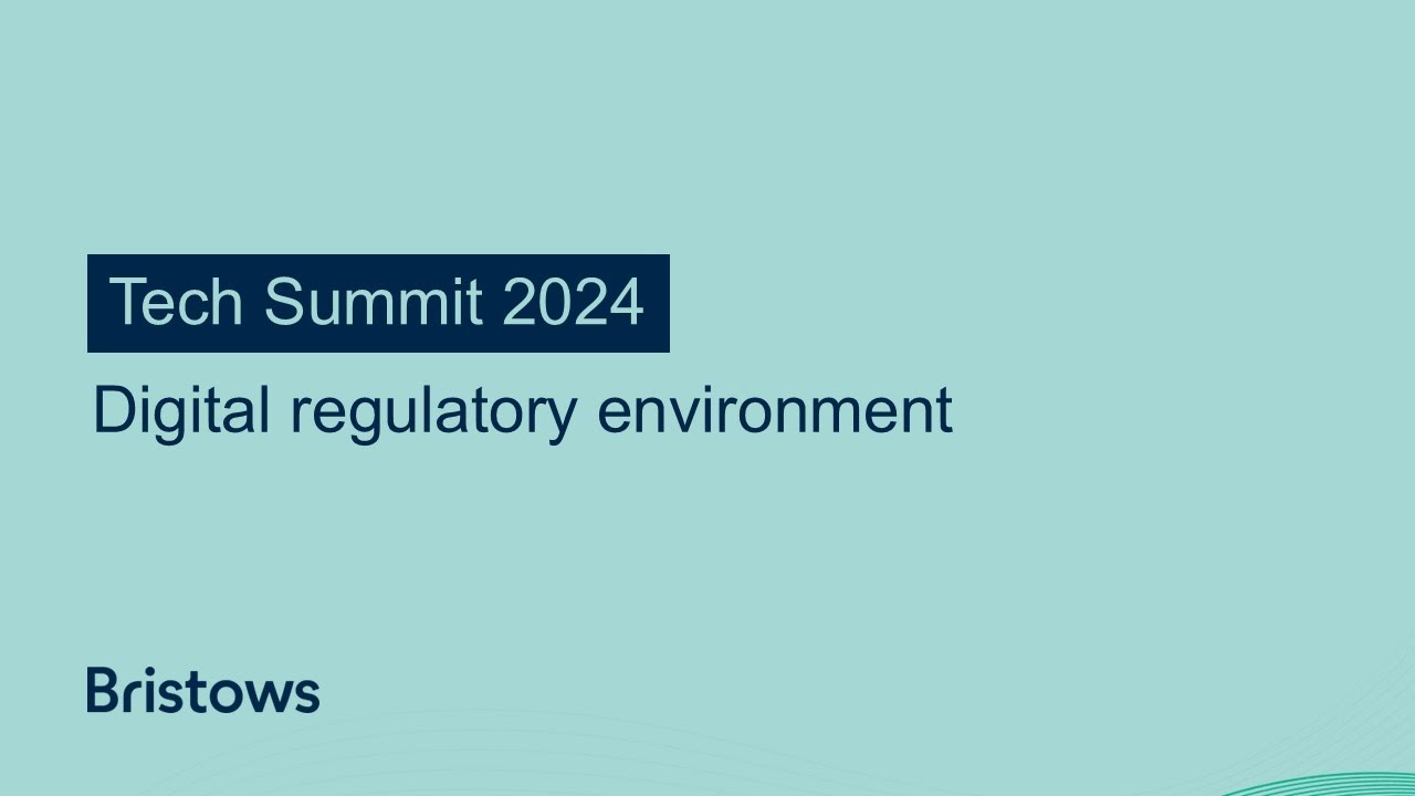 Tech Summit 2024 - Digital regulatory environment - Panel discussion ...