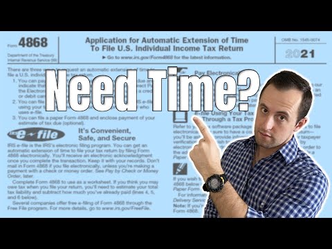 How to File a Tax Extension 2022 | IRS Form 4868