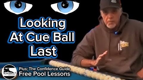 Cue ball last /Confidence guide purchased @ TannerPruess.com, use “RonThePoolStudent” discount code