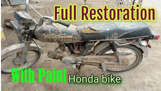 Full Restoration motorcycle 2007/ Restoration Honda bike / motorcycle repair old 2007
