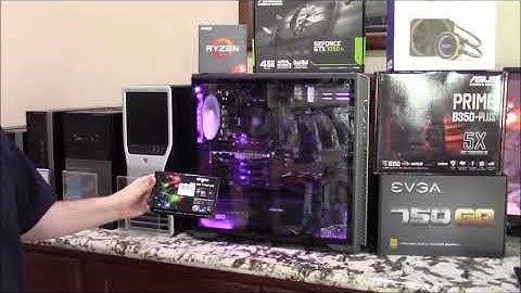 Custom Built Gaming PC with Ryzen 5 1600 , GTX1050Ti 250GB SSD 8GB From Impress Computers Katy Texas
