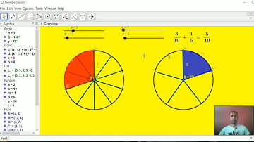 ADDITION OF FRACTION USING GEOGEBRA