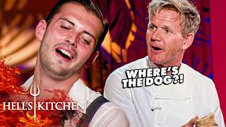 Chef Ramsay Rates The Chefs Signature Dishes & Gets A Dogs Dinner Hells Kitchen