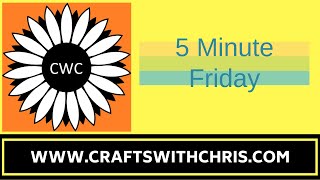 5 Minute Friday using Baby Wipe Technique and Colorful Seasons