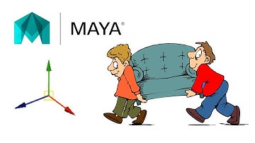 Move tool : Different ways to move your objects in Maya