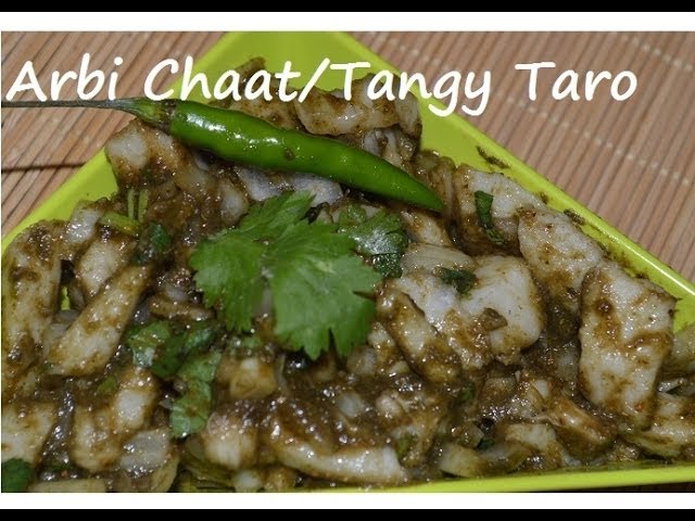 Khati Meethi Arbi. Sweet and Sour Taro Root Salad. Anytime healthy appetizer | Chawla