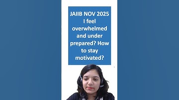JAIIB Preparation | JAIIB Exam Motivation | Motivation for Bank Preparation | Exam Struggle & Stress