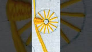 paschim se flower banane ka tarika#embroidery #fashionideas  #viralvideo #handembroidery
