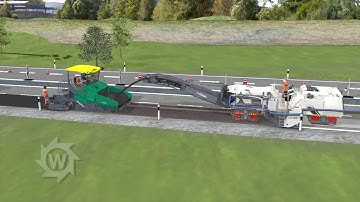 Dàn tái chế mặt đường Wirtgen 3800CR