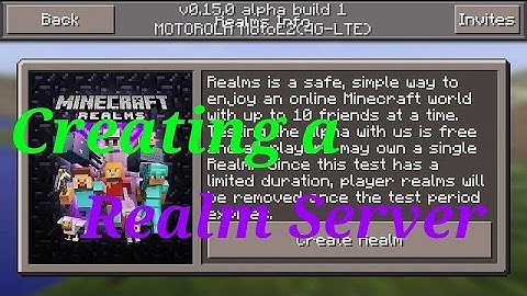 MCPE 0.15.0 Creating a Realms Server! - Minecraft PE [0.15.0]