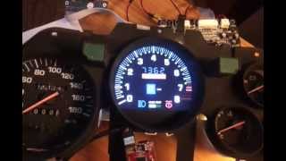 supra 2ursge aa80e custom TFT dash testing 2