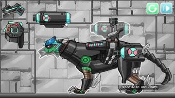 Dino robot smilodon black - Walkthrough