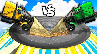 GTA V Online: CORRIDA BATE-BATE com o caminhão BICUDO! (ARENA FUNIL) screenshot 5