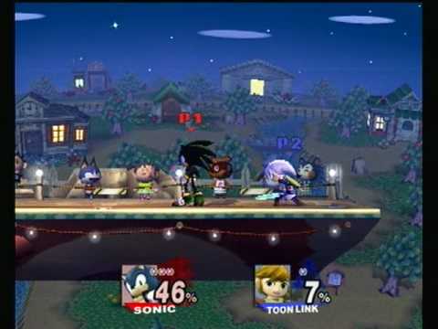 Lucas Perfected(Sonic) vs Tyga (Toon Link)