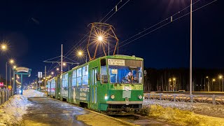 Екатеринбург Трамвай №1 Цирк - Микрорайон Академический - Волгоградская