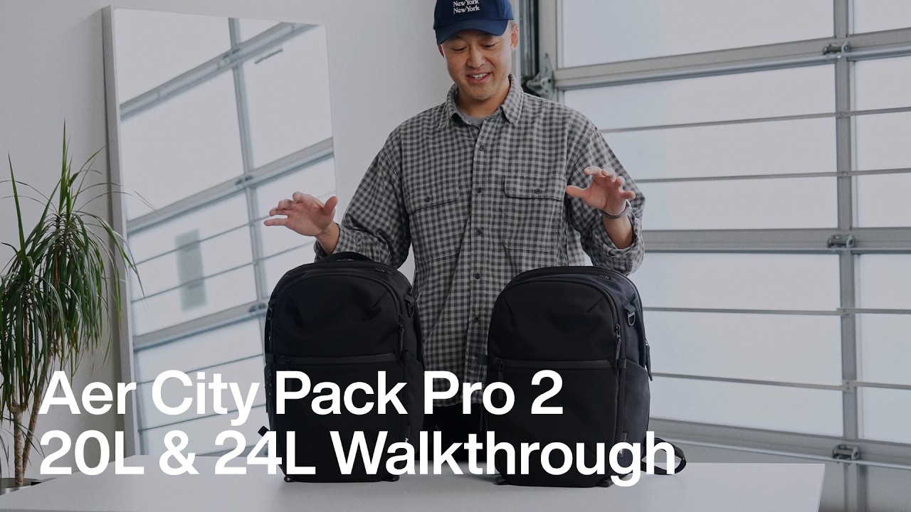 Aer City Pack Pro 2 20L & 24L Walkthrough - YouTube