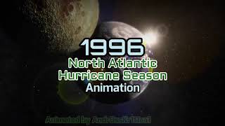 1996 Atlantic Hurricane Season Animation