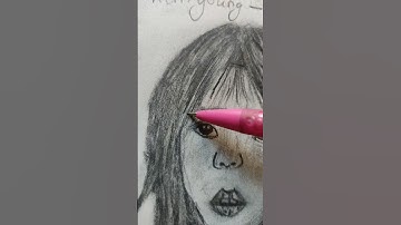 How to draw Kim young mi from squid game#kimyoungmi#squidgame#viral#video#viralvideo