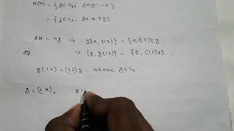 Normalizer of a group in NBHM 2018