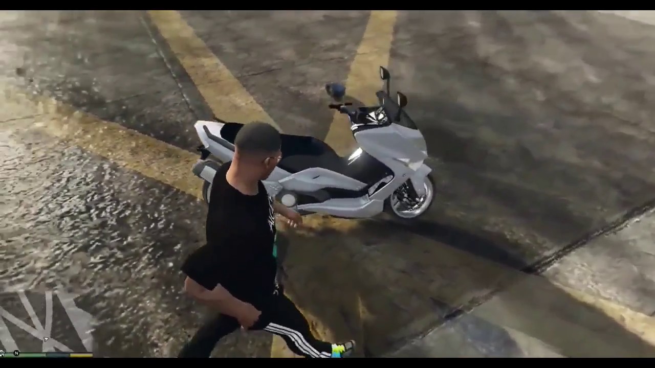 Gta 5 Mod Yamaha Tmax 530 Youtube