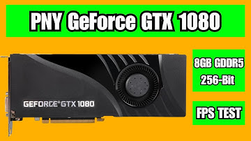 PNY GeForce GTX 1080 8GB GDDR5X Gaming Graphics Card FPS Benchmark Test 2025