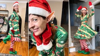 Bring some Holiday Joy with this Women s Christmas Elf Costume