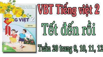 Vở bài tập tiếng việt lớp 2| Kết nối tri thức với cuộc sống tập 2 trang 9,10,11| Bài 4 Tết đến rồi