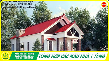 Các mẫu biệt thự 1 tầng đẹp 2023, tổng hợp các mẫu nhà 1 tầng đẹp nhất, Thi Công Nhà Đẹp