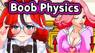 Bae Was Shocked To See Jiggle Physics In Phoenix Wright Ace Attorney || HololiveEN ||