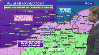 DFW weather: Winter weather returns to North Texas on Friday. How much will we see?