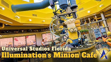 Look Inside Minion Cafe in Minion Land at Universal Orlando