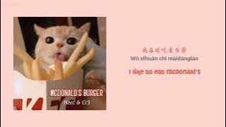 [ENGSUB/PINYIN] 麦当劳汉堡 (Mai Dang Lao Han Bao - McDonald's burger) -  Hzcc & Cr3 remix