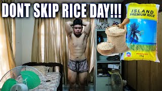 2 Meals Only on Bulking(Kanin is Life) Full Day of Eating | Sean Manabat