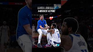 LUKA REALLY MISSES him and wants this back 😭❤️‍🩹 #shorts #nbashorts #nba #lukadoncic #kyrieirving