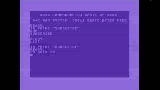 Celebrity how to make a sentence or a word loop infinitly on the C64 Wealth