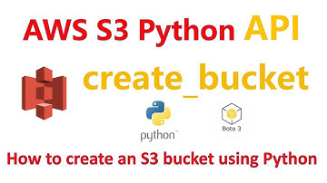 How to create S3 bucket using Python | AWS Boto3 Python Tutorial | S3 create_bucket API